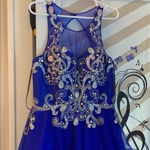 Blue homecoming dress
